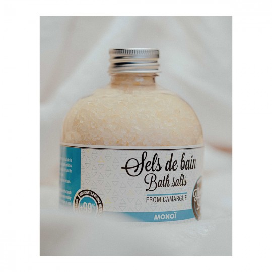 Sels de bain de Camargue 350g. Monoï Théophile Berton