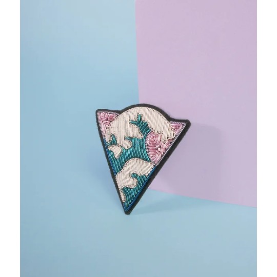 Broche vague - Broches Malicieuses