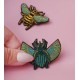 Broche scarabé - Broches Malicieuses