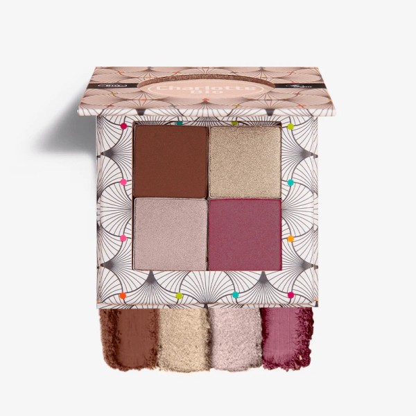 palette de 4 fards à paupières BIO - Nude Rose Charlotte Bio