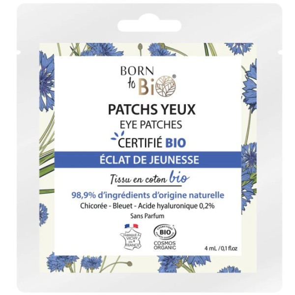 Patchs pour les yeux Éclat de Jeunesse en coton - Certifiés Bio