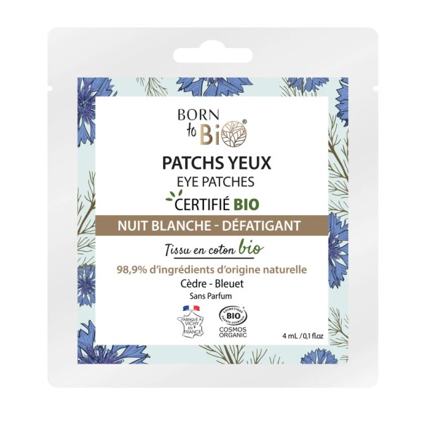 copy of Patchs pour les yeux Éclat de Jeunesse en coton - Certifiés Bio